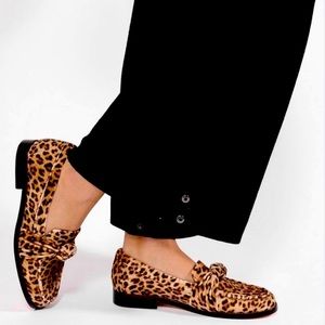 NEW Loeffler Randall Elina velvet leopard Loafers❤️🧡💛💚💙💜